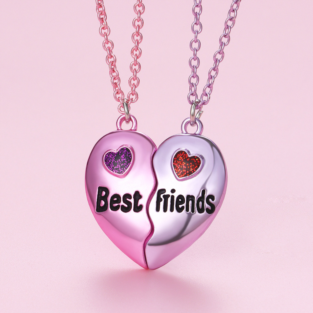 Embroidery Chain Stitch - A Girl 2Pcs/set Multicolour Heart-shaped Stitching