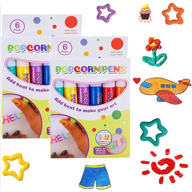 Copic Marker Sketch - 6/12pcs Magic Popcorn Pen, DIY Bubble