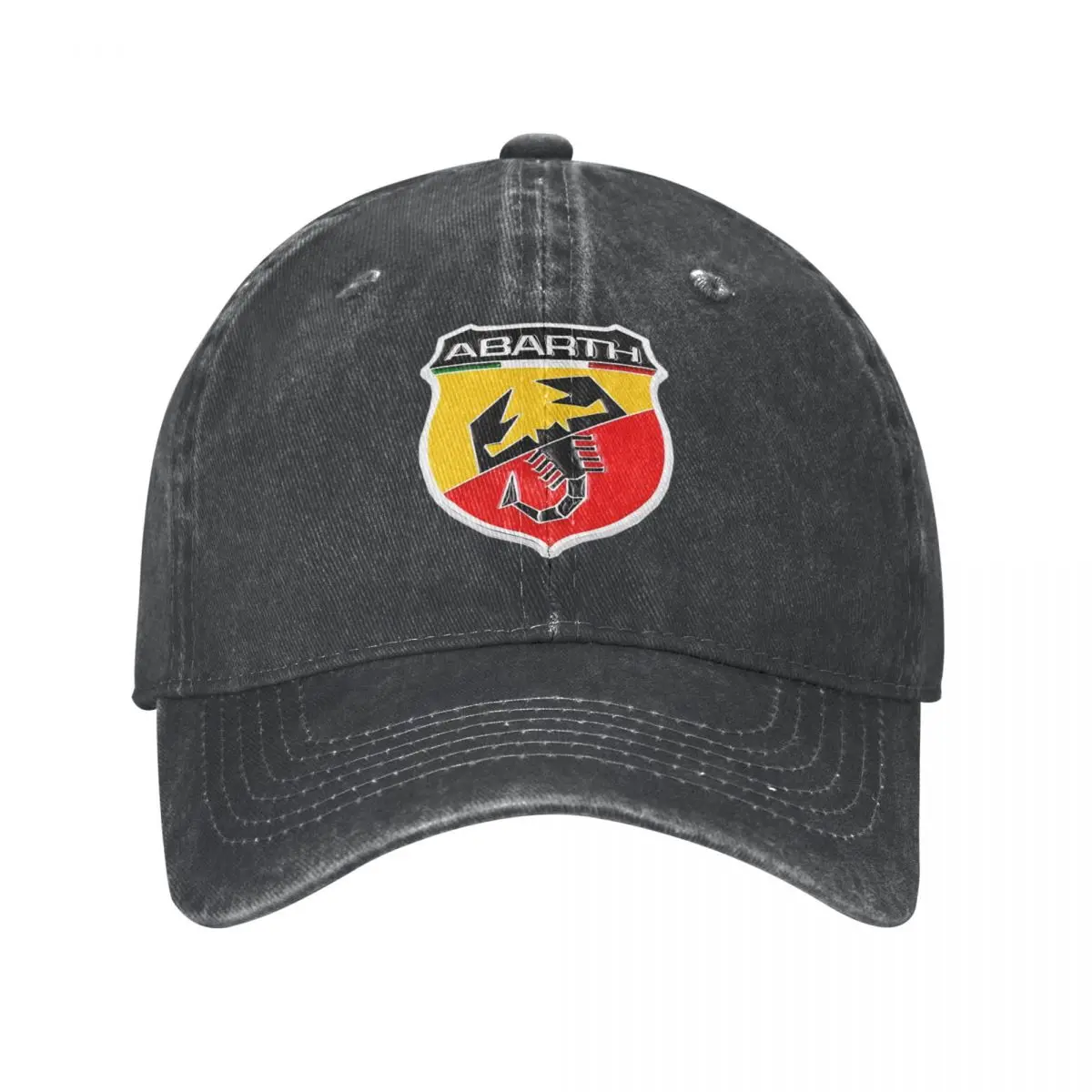 Embroidery University - Abarth Scorpion Denim Baseball Cap Car
