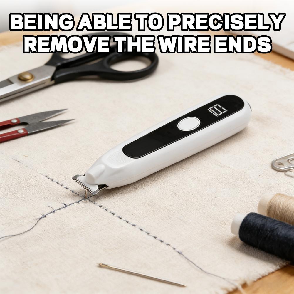 Embroidery Removal - Professional Electric Seam Ripper Embroidery Stitch