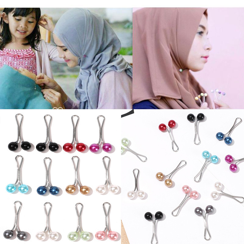 6/12/24PCS Pearls Pins Women S - Embroidery Hijab recension och pris