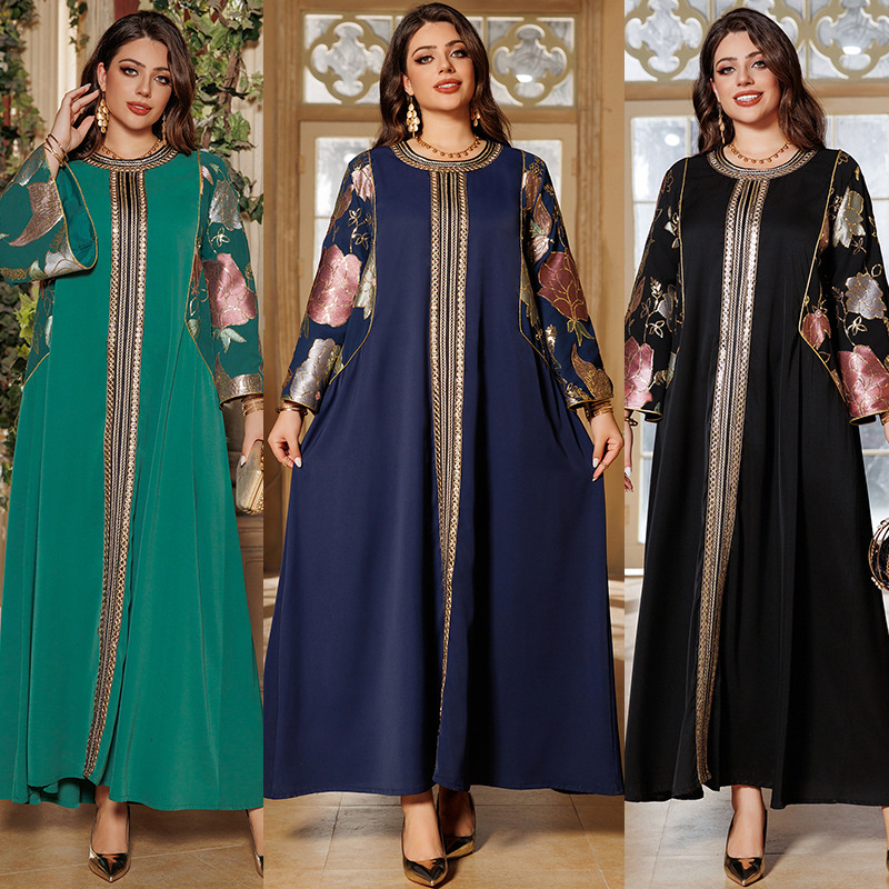 Eid Muslim Party Dress for Wom - Embroidery Kaftan recension och pris