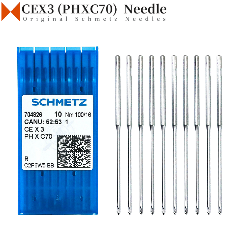 10 PCS CEX3 (PHXC70) Schmetz N - Embroidery Machine Barudan recension och pris