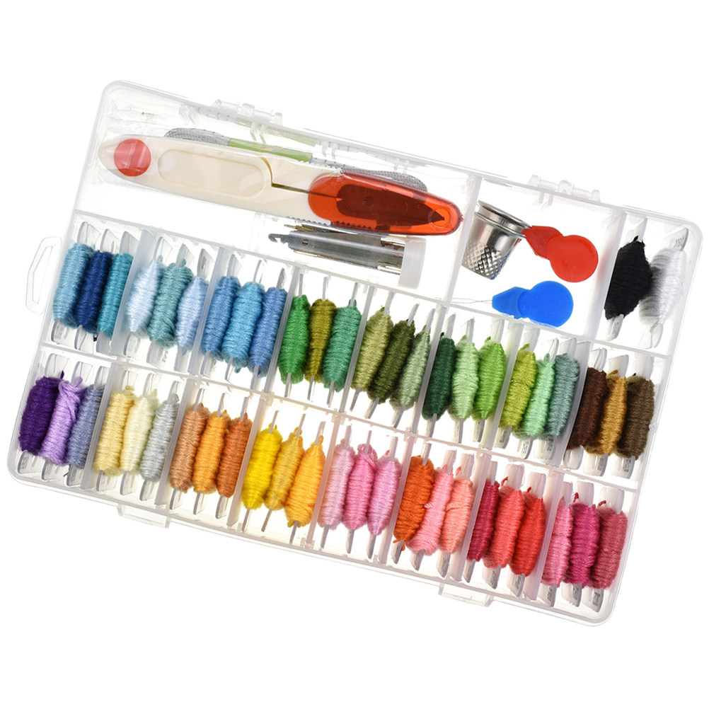 50 Assorted Embroidery Kit Sup - Embroidery Pattern recension och pris