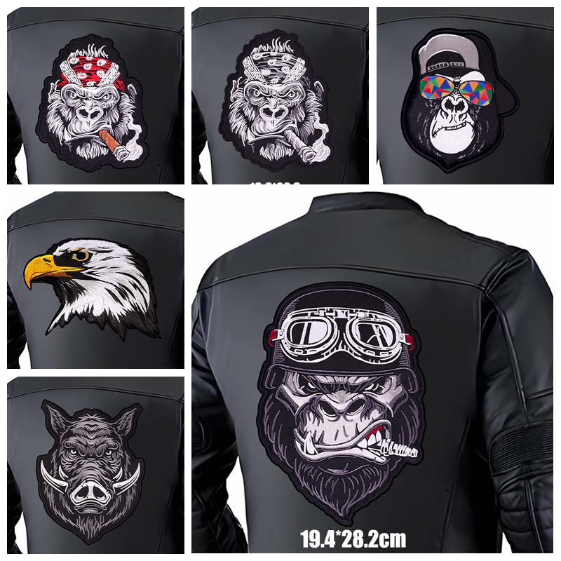 Large Back Embroidered Patches - Embroidery Jacket Jeans recension och pris