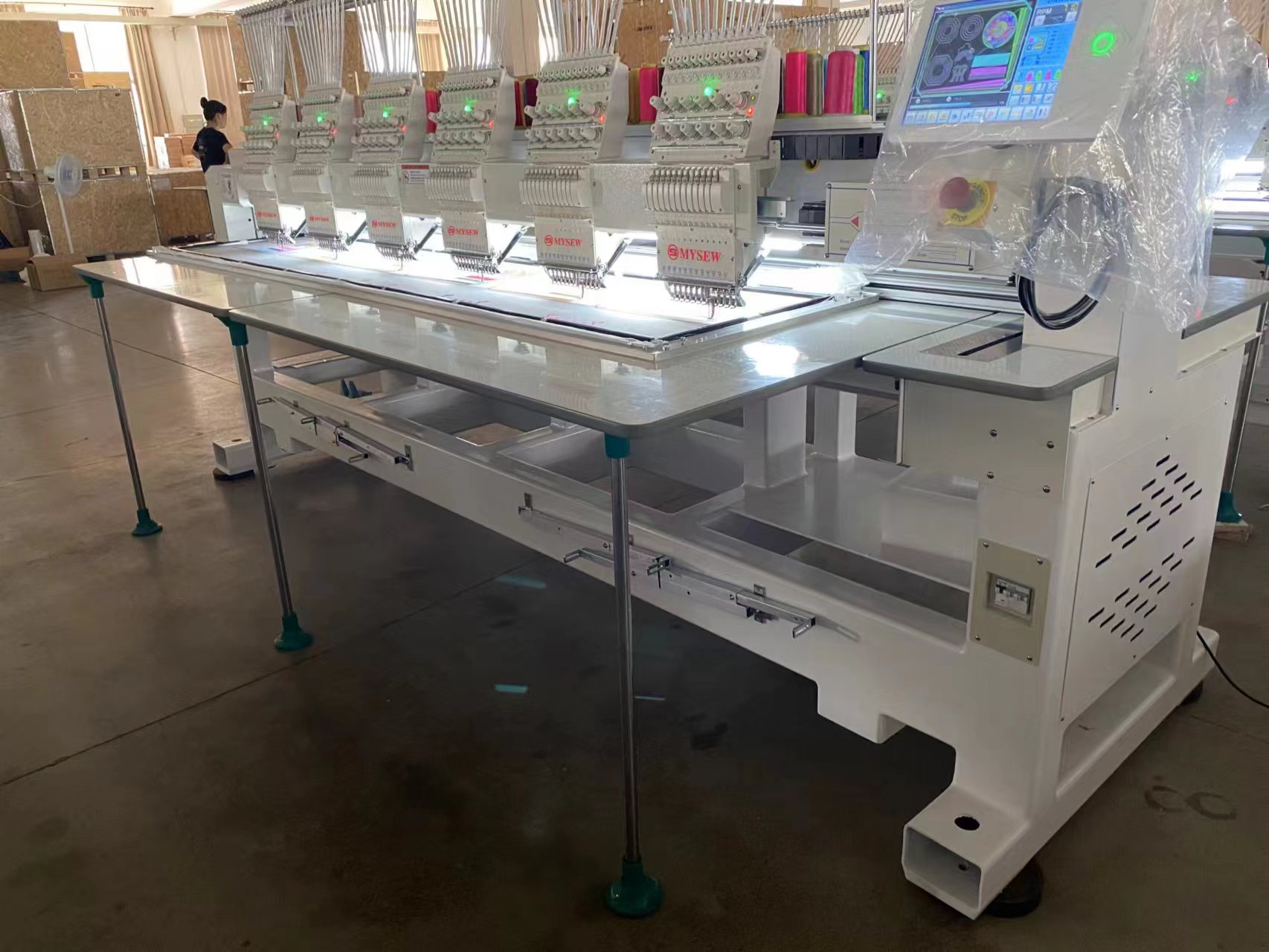 MFGS 1506 15  s 6 Head Automat - Embroidery Hat Machine recension och pris