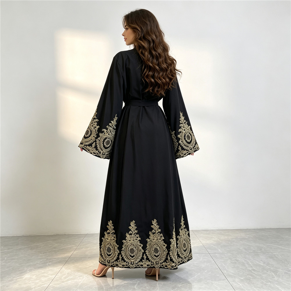 New Abaya Dubai Luxury Kimono  - Embroidery Kaftan recension och pris
