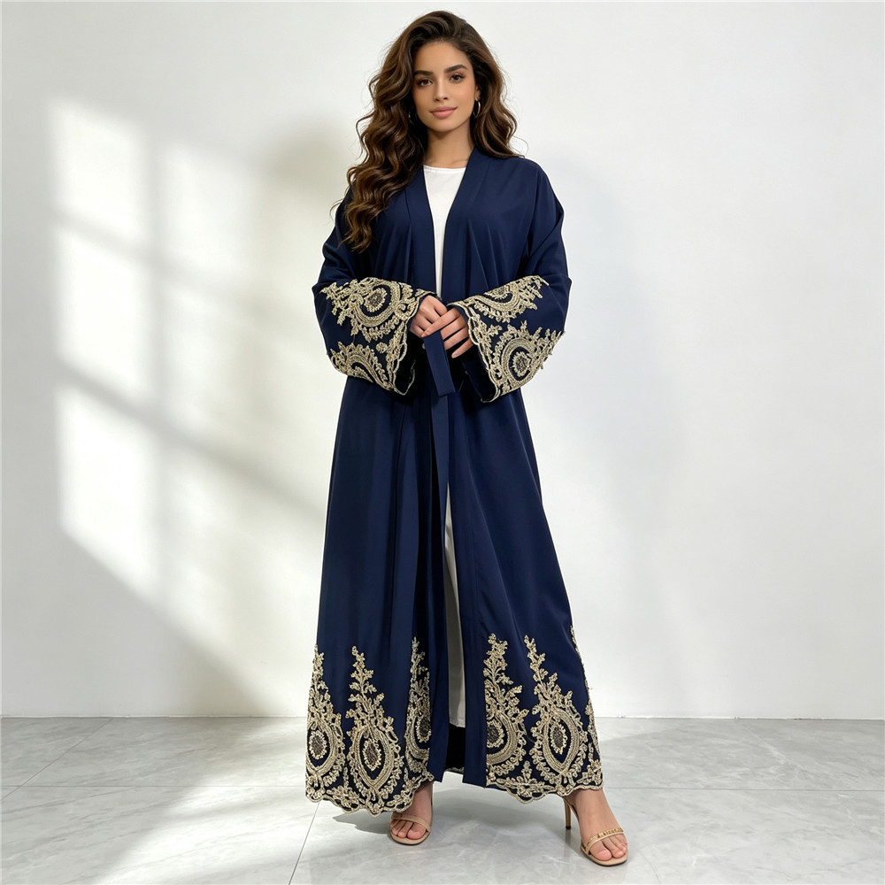 New Abaya Dubai Luxury Kimono  - Embroidery Kaftan recension och pris