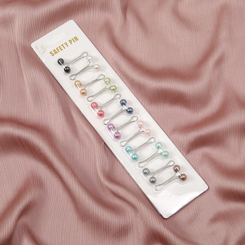 12pcs/Bag Muslim Hijab Pins Sc - Embroidery Hijab recension och pris