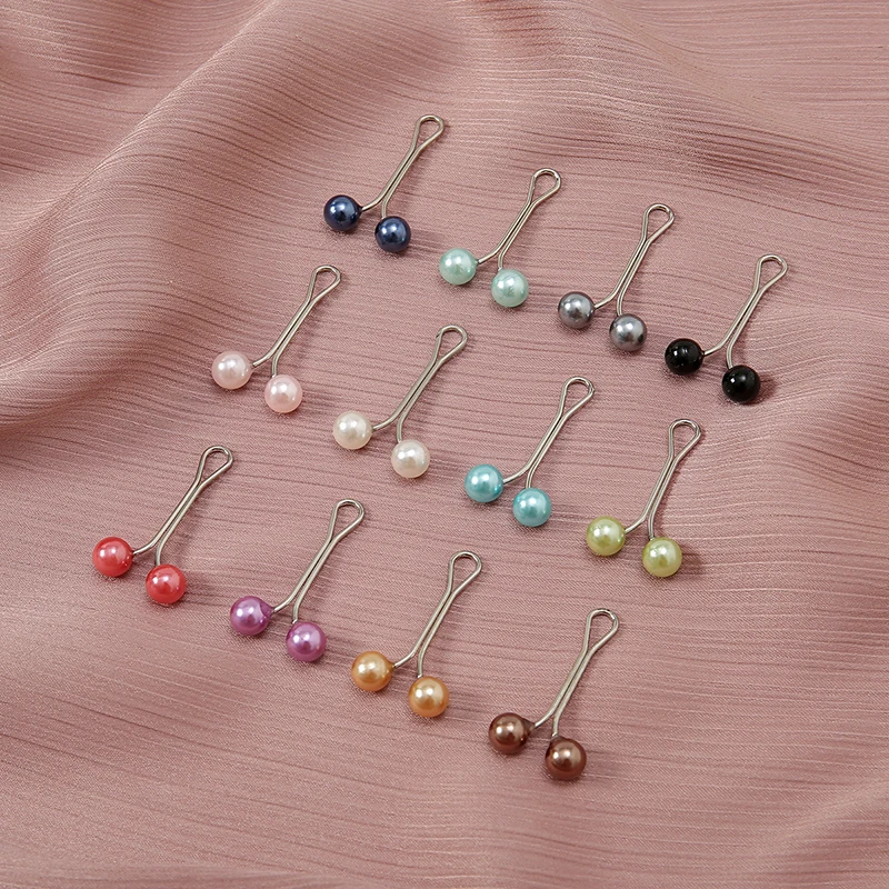 12pcs/Bag Muslim Hijab Pins Sc - Embroidery Hijab recension och pris