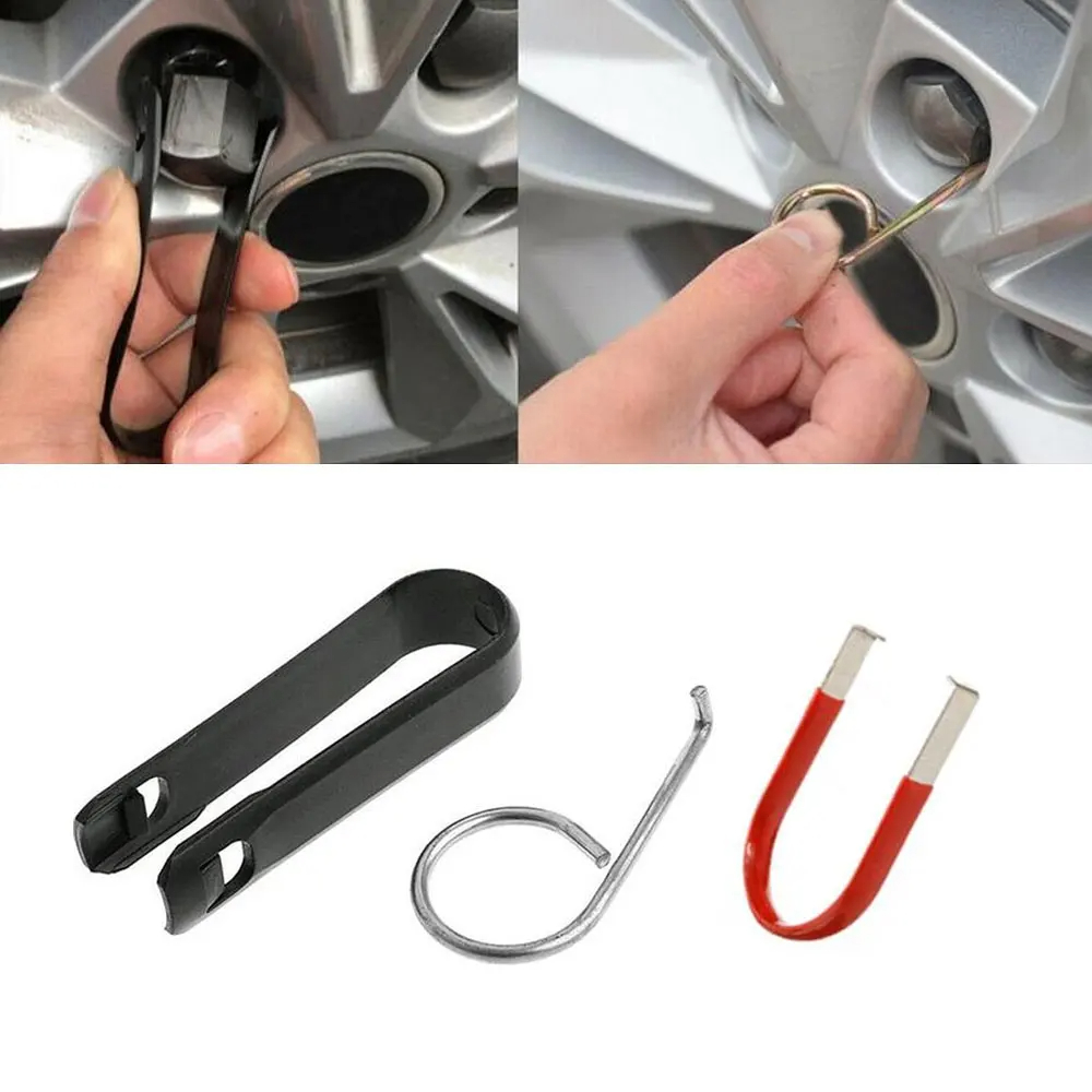 Portable Car Wheel Nut Cover R - Embroidery Removal recension och pris