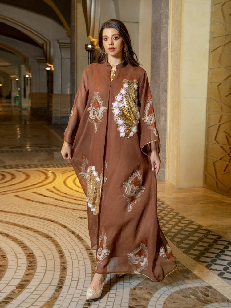 Morocco Dress for Women Muslim - Embroidery Kaftan recension och pris