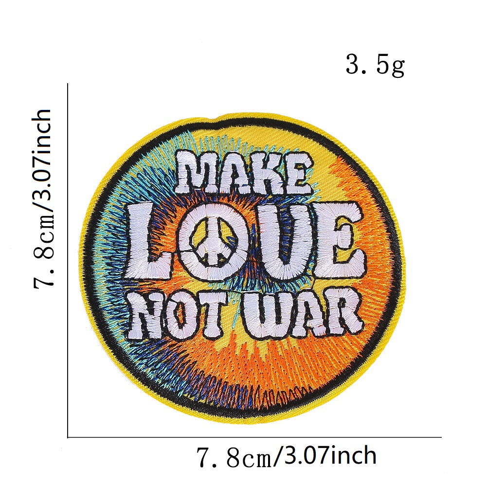 Anti War Make Love Not War Emb - Embroidery Jacket Jeans recension och pris