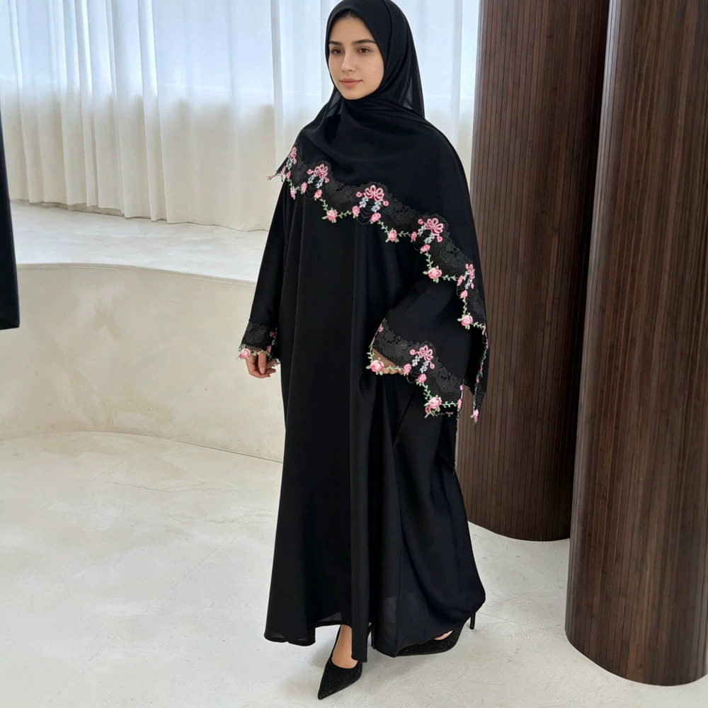 Eid Dress Women Muslim Abaya P - Embroidery Hijab recension och pris