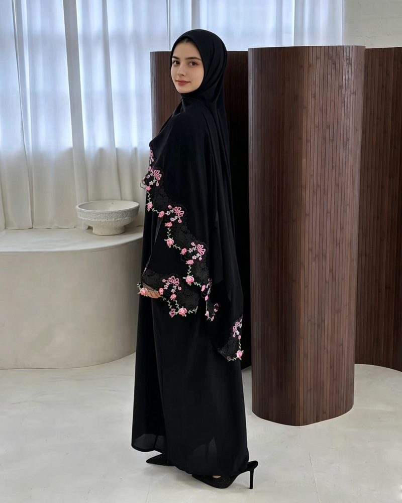 Eid Dress Women Muslim Abaya P - Embroidery Hijab recension och pris