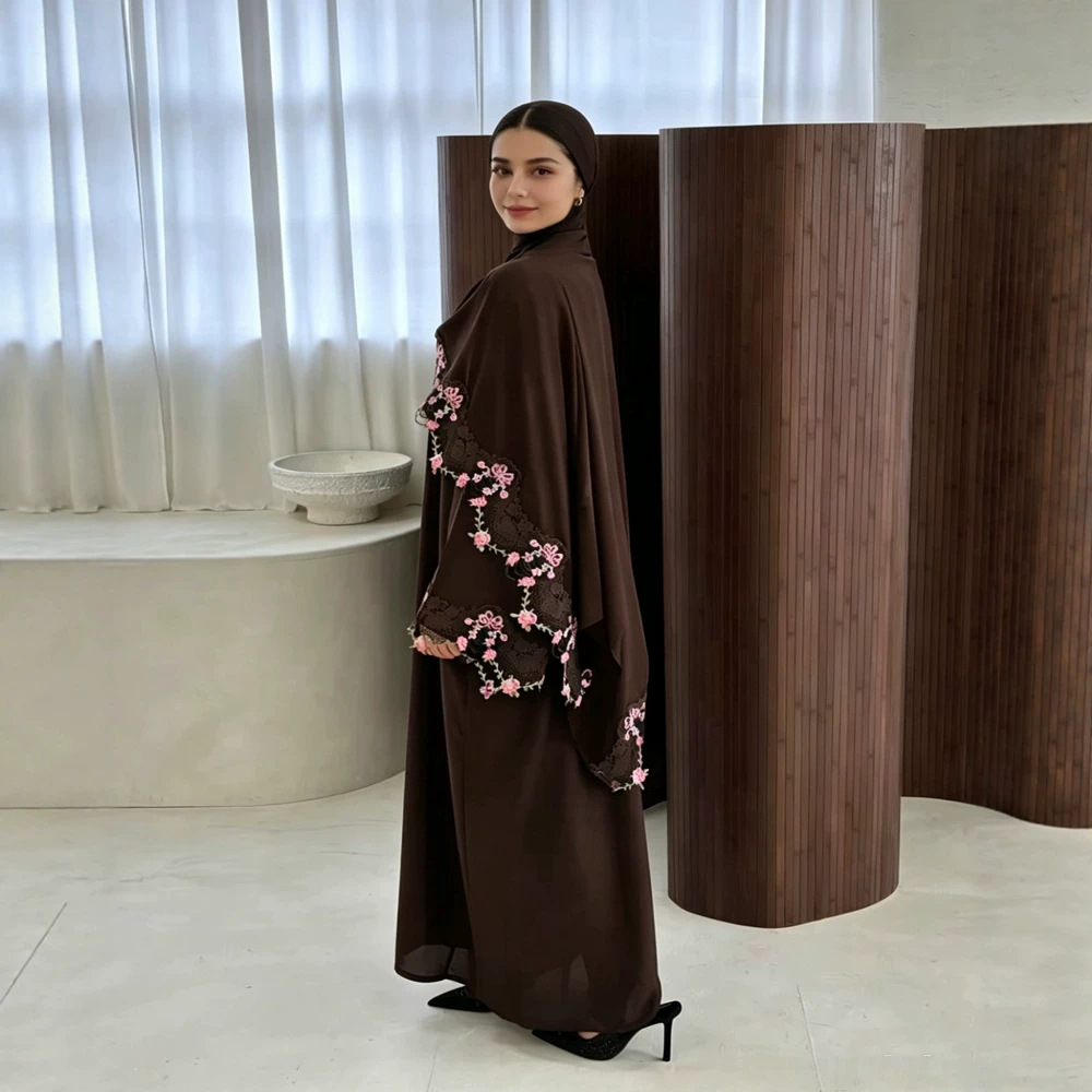 Eid Dress Women Muslim Abaya P - Embroidery Hijab recension och pris