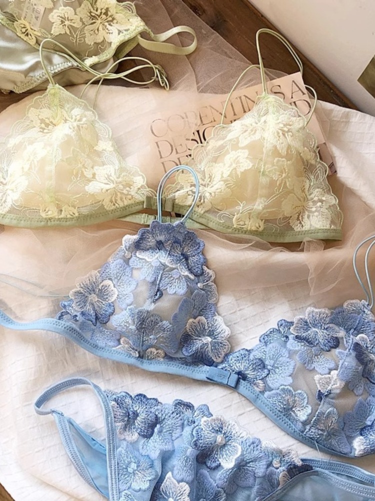 French Niche Lingerie Set Embr - Embroidery In Australia recension och pris