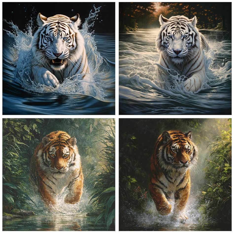 CHENISTORY Tiger Diamond Paint - Embroidery Ideas For Bags recension och pris