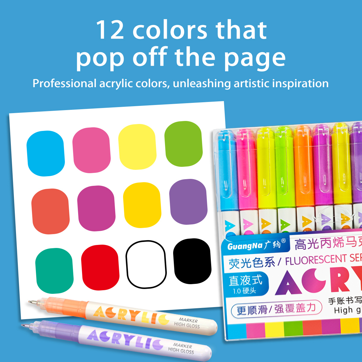 Guangna Marker Pen Set with 28 - Copic Marker Sketch recension och pris