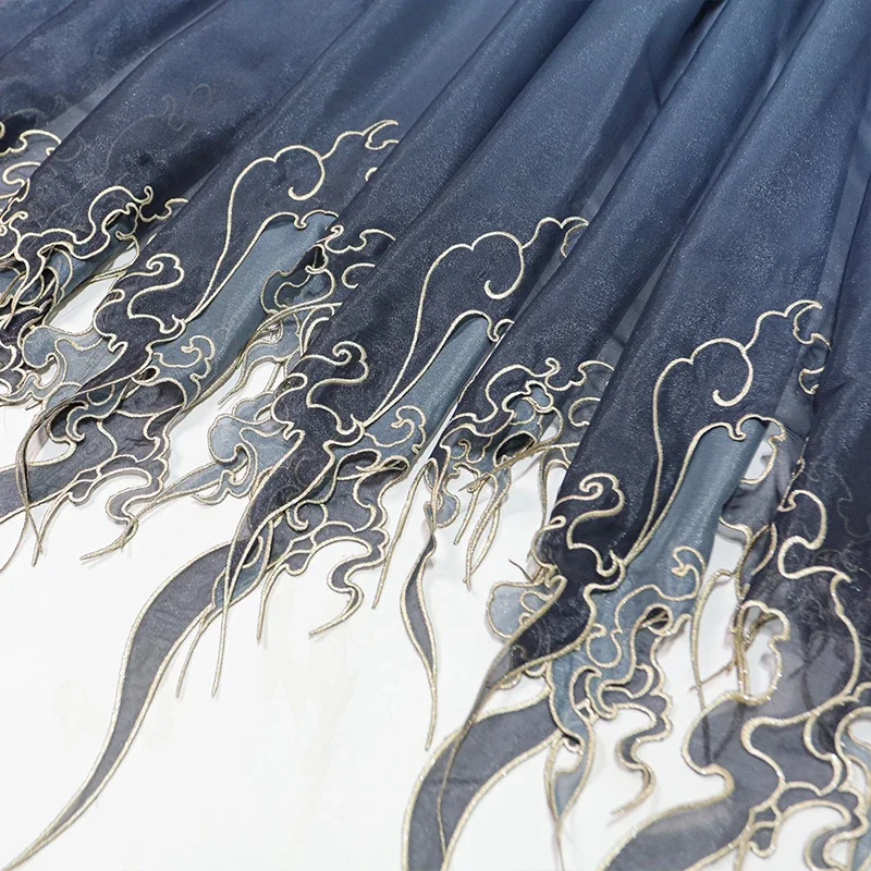 Chinese Style Embroidery Lotus - Embroidery Fabric recension och pris