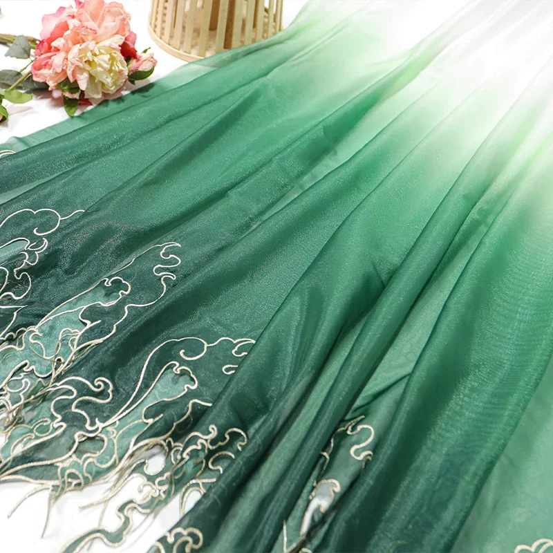 Chinese Style Embroidery Lotus - Embroidery Fabric recension och pris