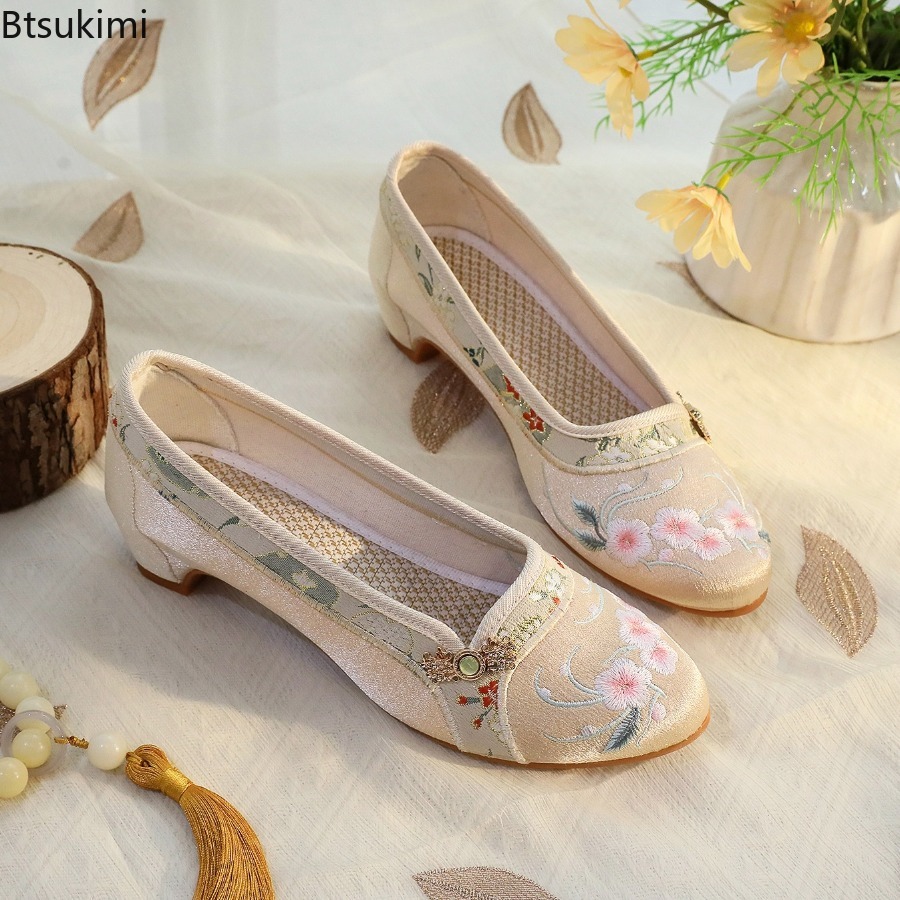 2026 New Women's Shoes Ethnic  - Embroidery Fabric recension och pris