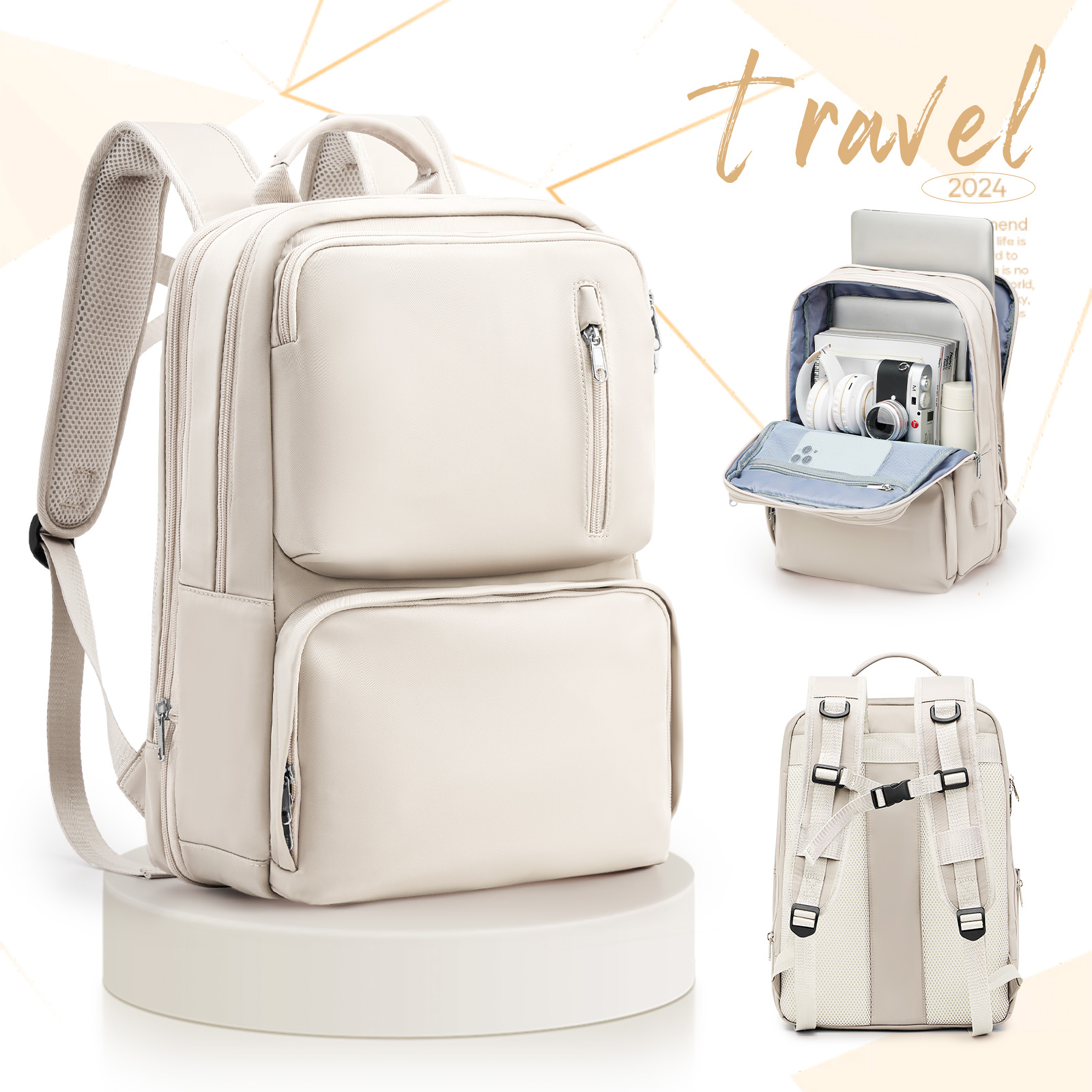 Female Backpacks for Universit - Embroidery University recension och pris
