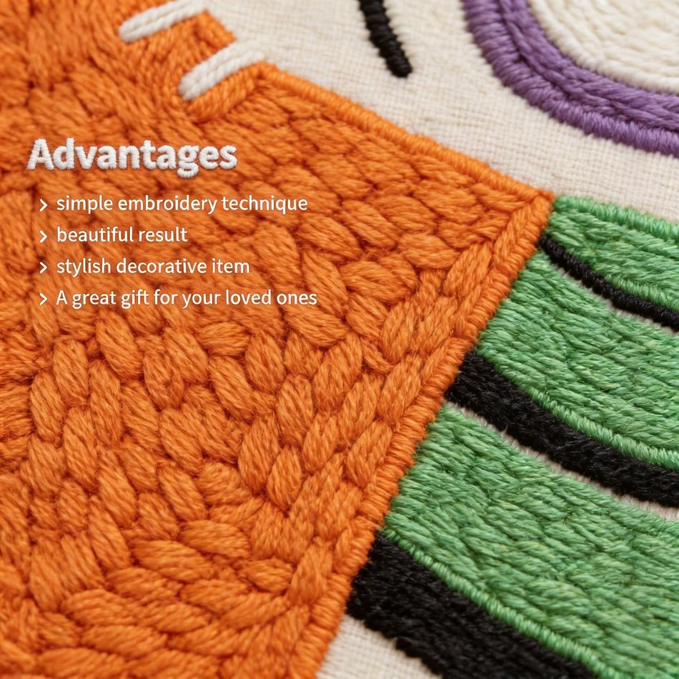 RUOPOTY Punch Needle Kits For  - Embroidery Ideas For Bags recension och pris
