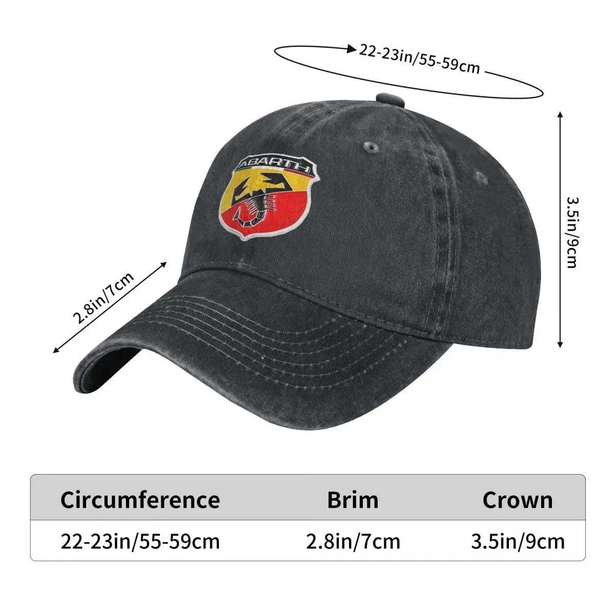 Abarth Scorpion Denim Baseball - Embroidery University recension och pris