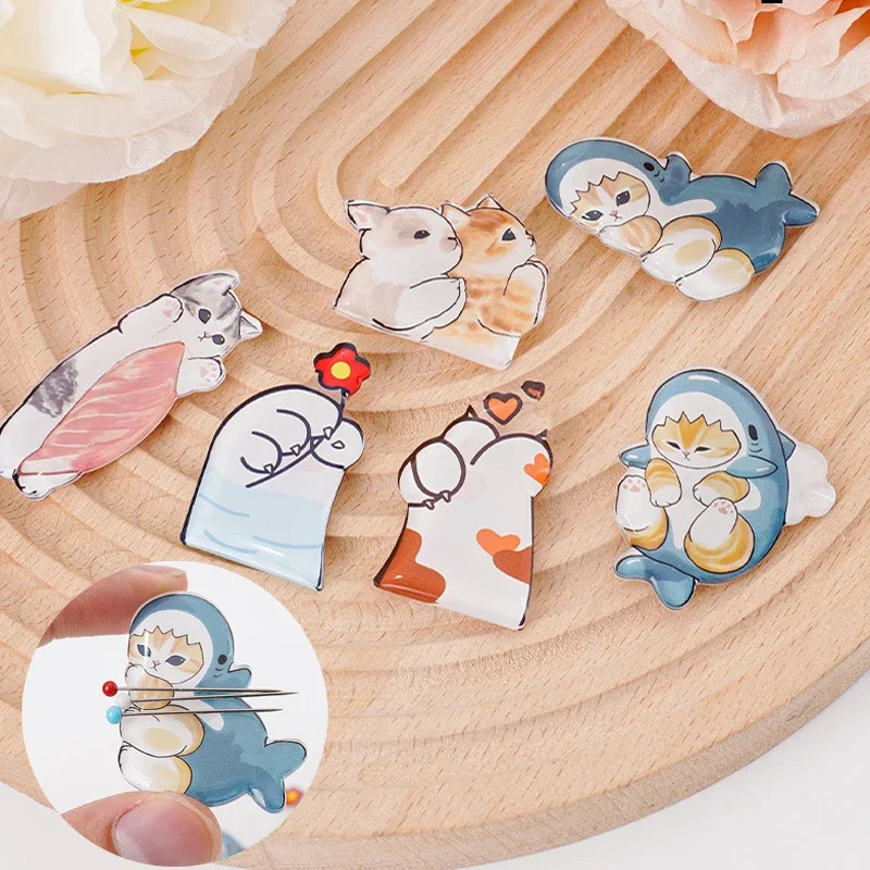 Cute cat acrylic needle, 1 pie - Embroidery Youtube recension och pris