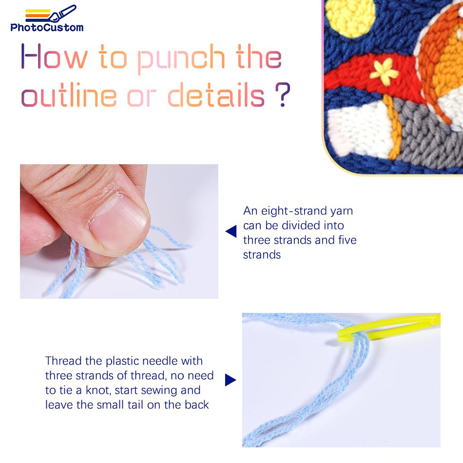 PhotoCustom Ghost Punch Needle - Embroidery Ideas For Bags recension och pris