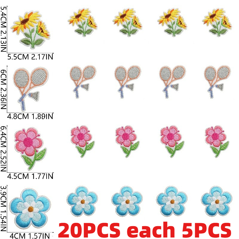 10/20PCS Bulk Spring Theme Emb - Embroidery Lady Bug recension och pris