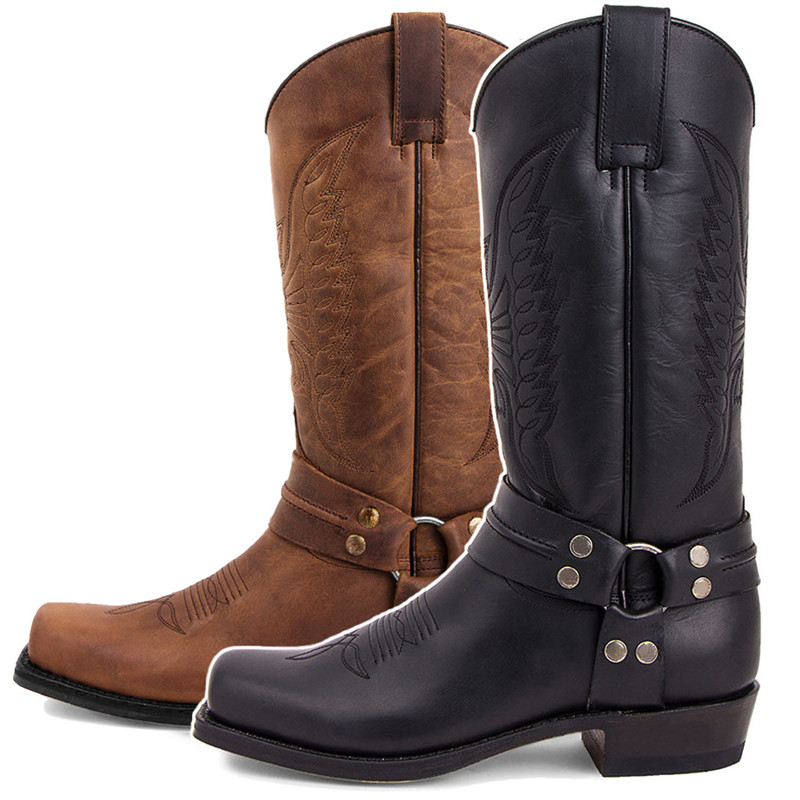 New Men's Motorcycle Boots Fas - Embroidery Youtube recension och pris