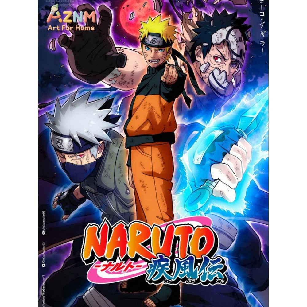 Frameless 1pc Naruto Class Sev - Embroidery Pattern recension och pris