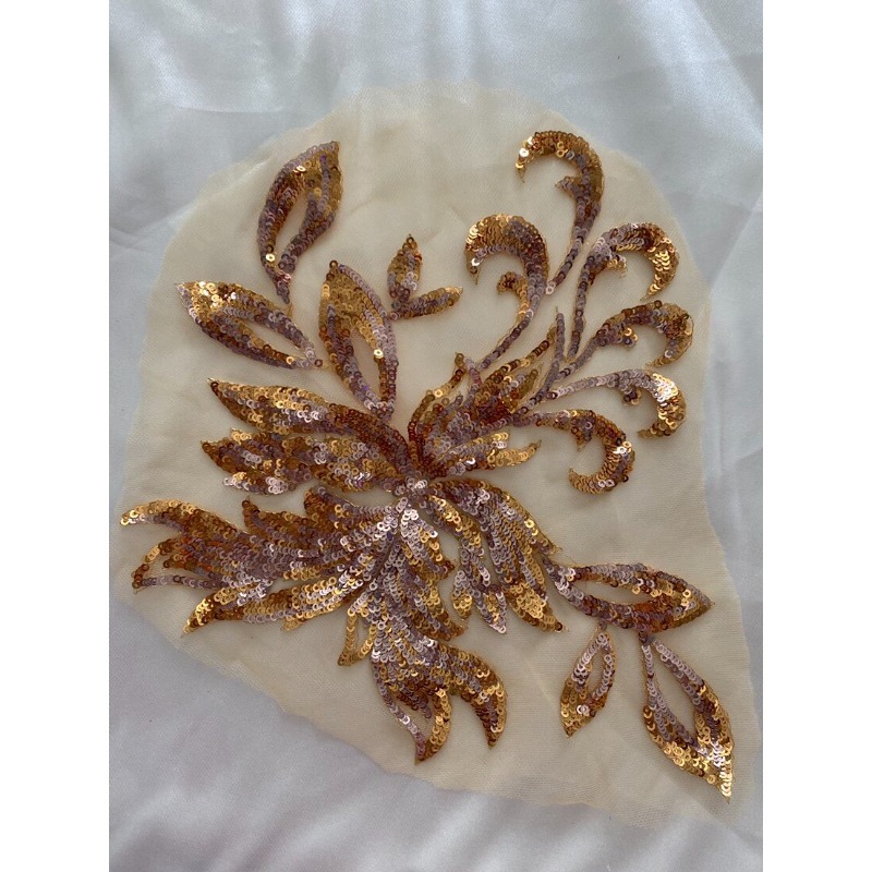 Lace Embroidery Mesh Sequin Fl - Embroidery Flower Pattern recension och pris