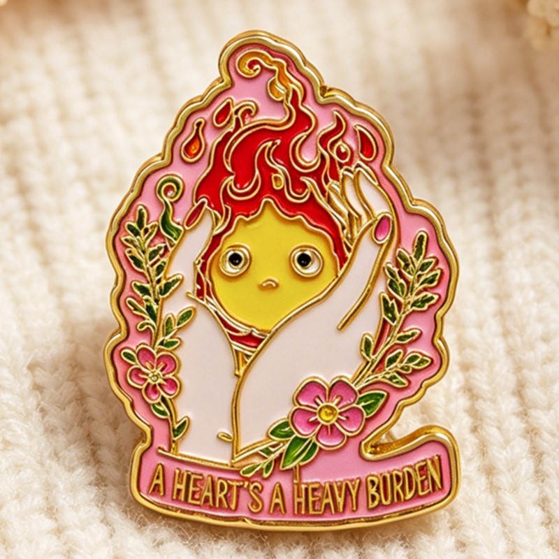 A HEART'S A HEAVY BURDEN Ename - Embroidery Garment recension och pris