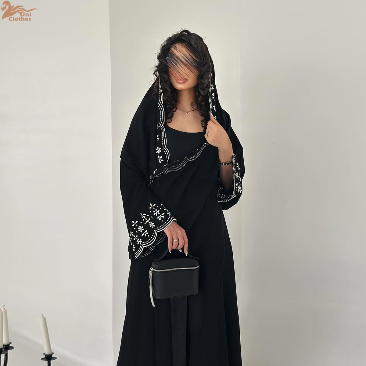 Luxury Embroidered Sleeve Card - Embroidery Hijab recension och pris
