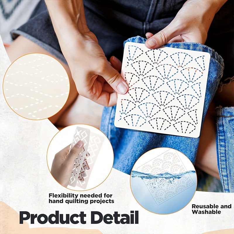 30Pcs Embroidery Templates DIY - Embroidery Pattern recension och pris