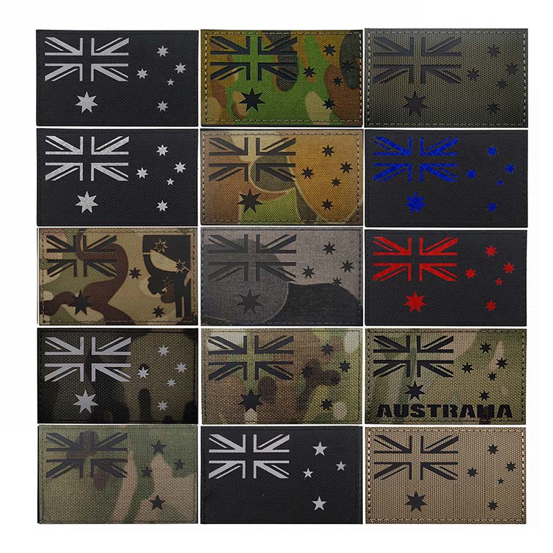 Australian Flag Patch Fabric A - Embroidery In Australia recension och pris