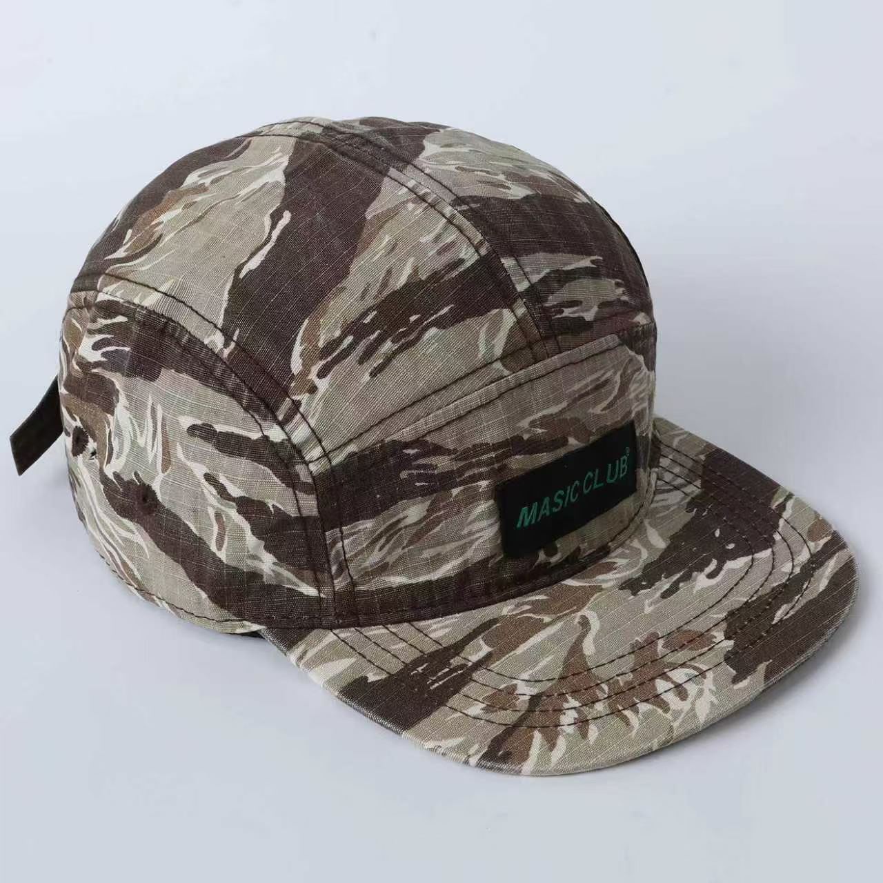 Striped camouflage embroidered - Embroidery Hat Machine recension och pris