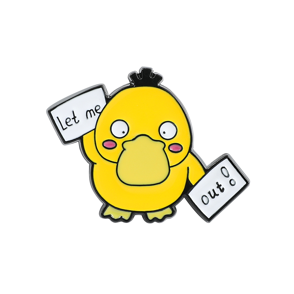 1 Pc ​Anime Duckling Brooch Ca - Embroidery Garment recension och pris