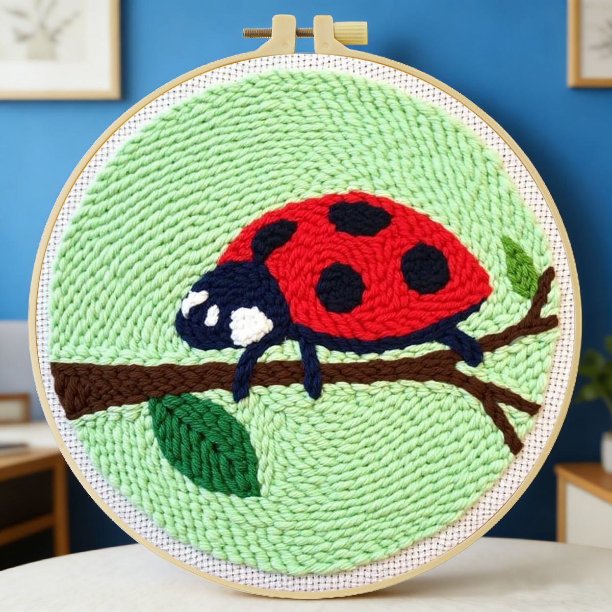 20X20CM/7.87inch Insect - Seve - Embroidery Lady Bug recension och pris