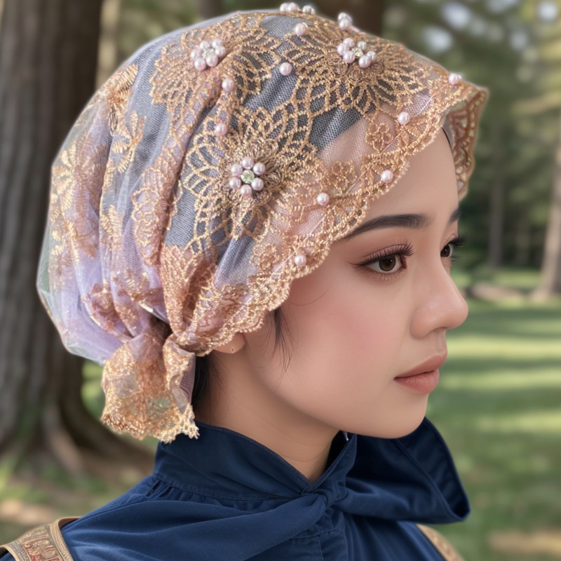 Women Stylish Headscarf Hat Em - Embroidery Hat Machine recension och pris
