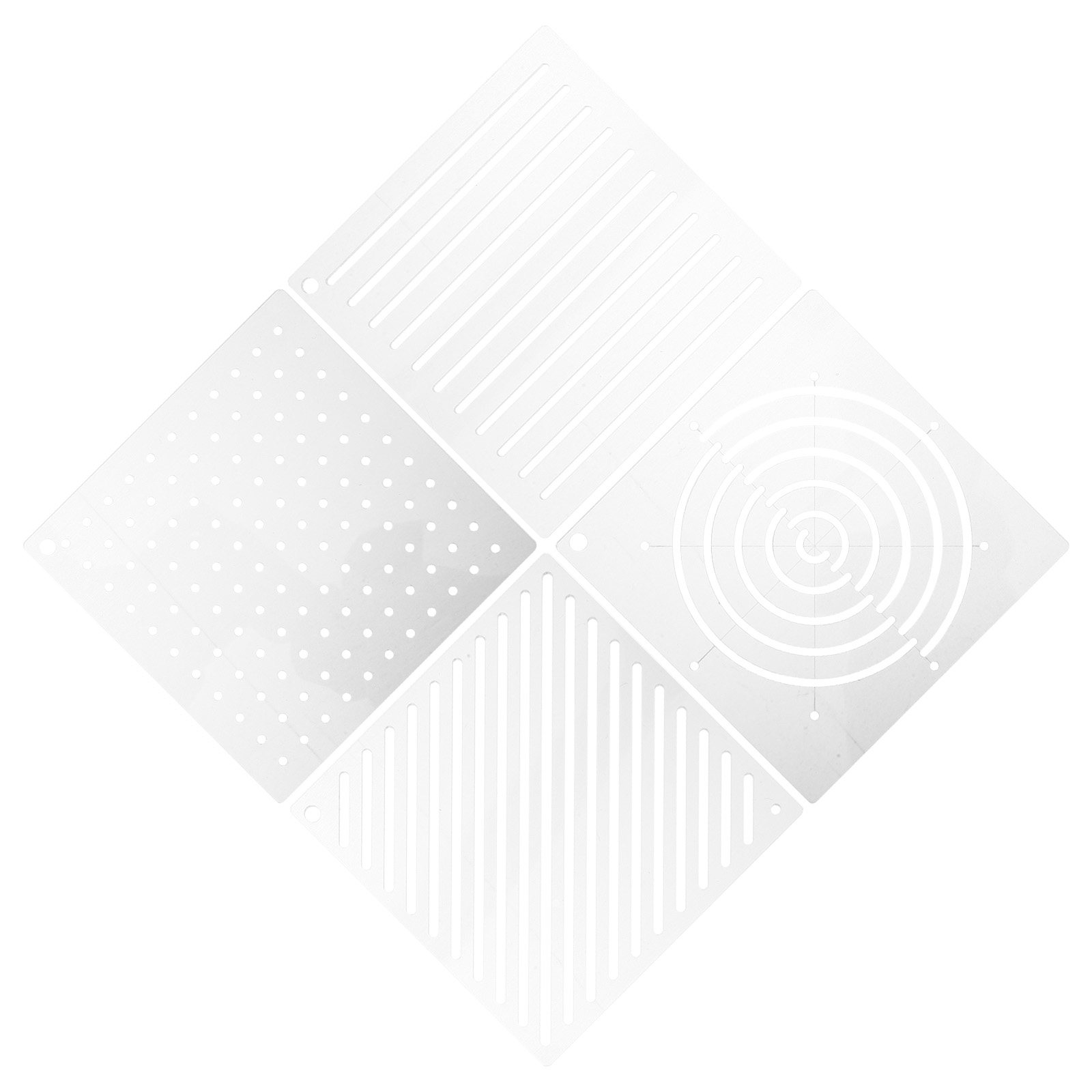 4Pcs Versatile Acrylic Quiltin - Embroidery Pattern recension och pris