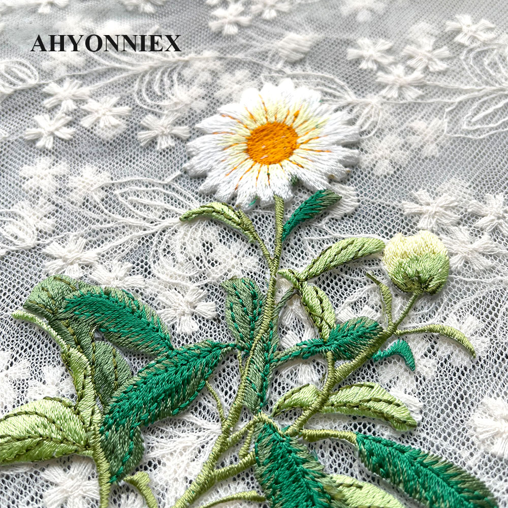 1 Piece Iron on Embroidery Pat - Embroidery Flower Pattern recension och pris