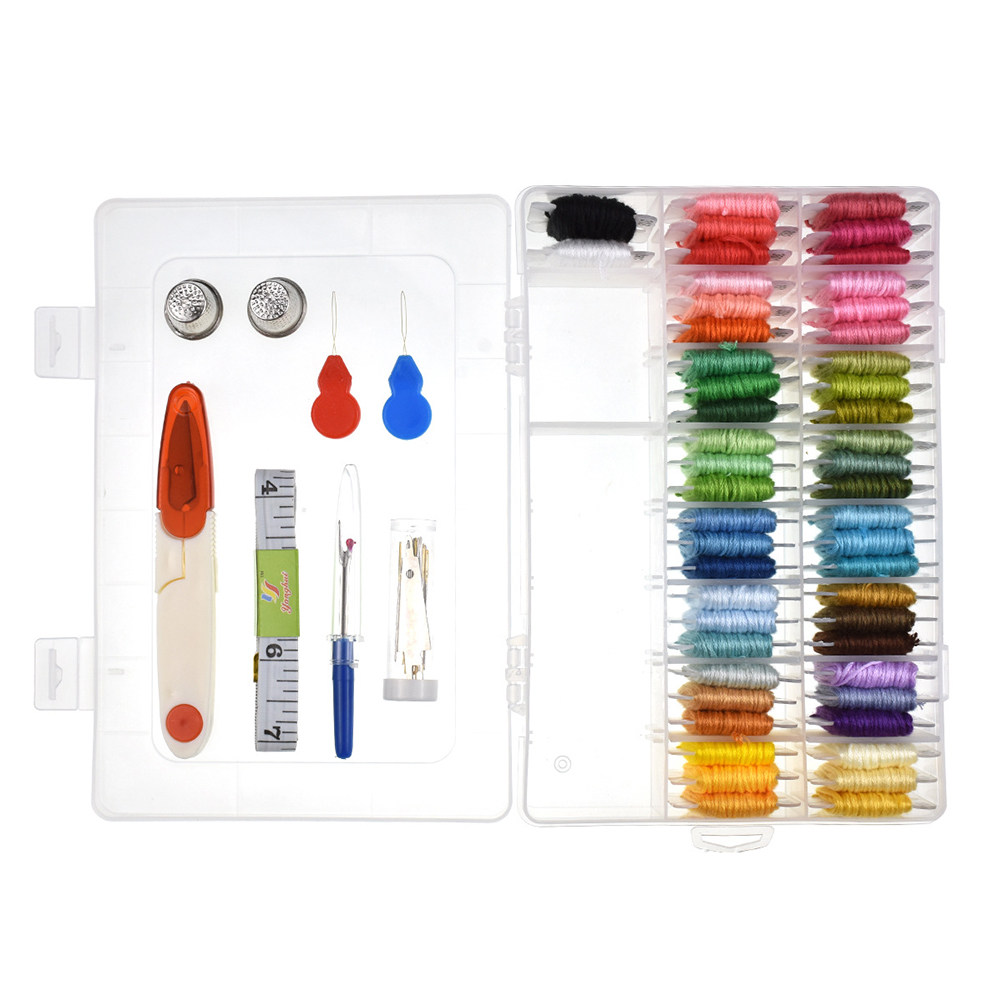 50 Assorted Embroidery Kit wit - Embroidery Pattern recension och pris