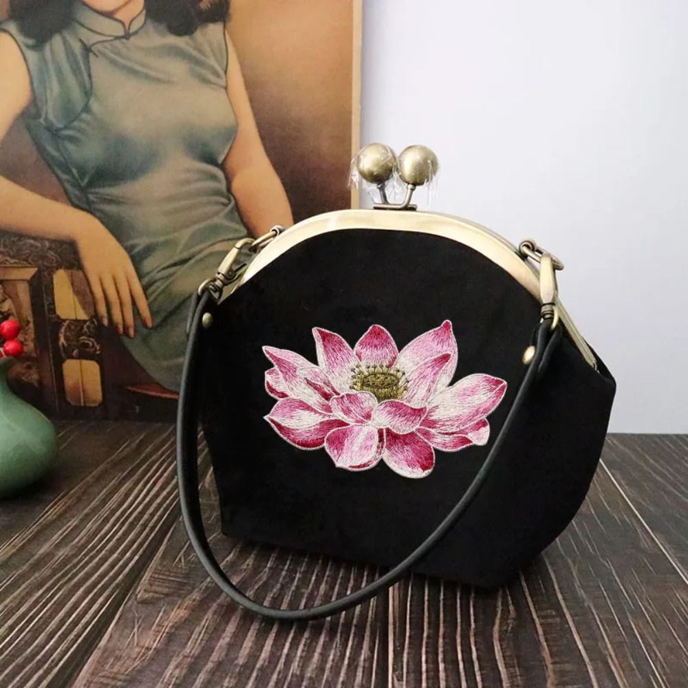 Soft Lotus Flower Patch Embroi - Embroidery Flower Pattern recension och pris