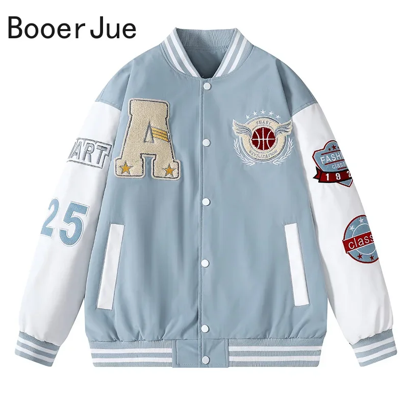 Streetwear Women Unisex Colleg - Embroidery Letter N recension och pris