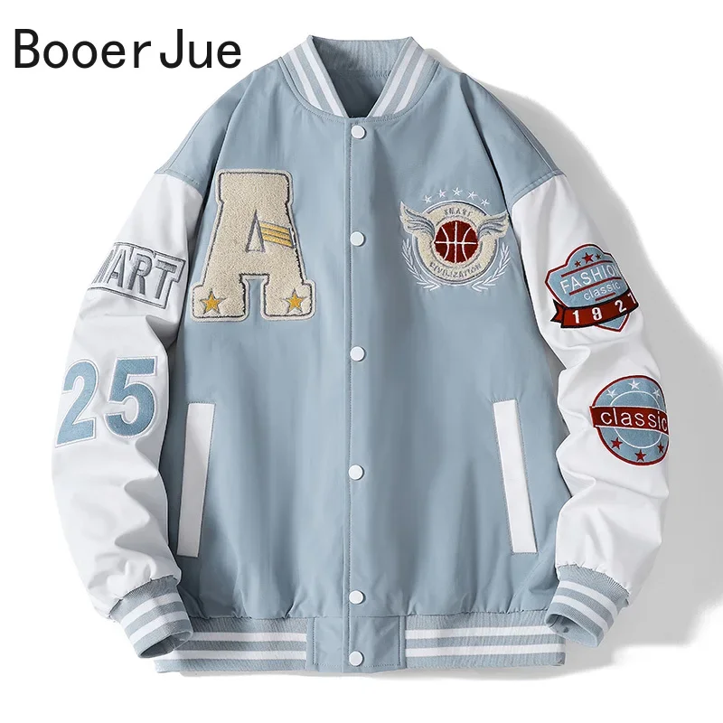 Streetwear Women Unisex Colleg - Embroidery Letter N recension och pris
