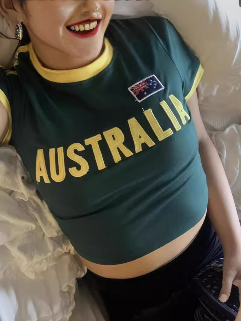 Y2k Aesthetic Women Australia  - Embroidery In Australia recension och pris
